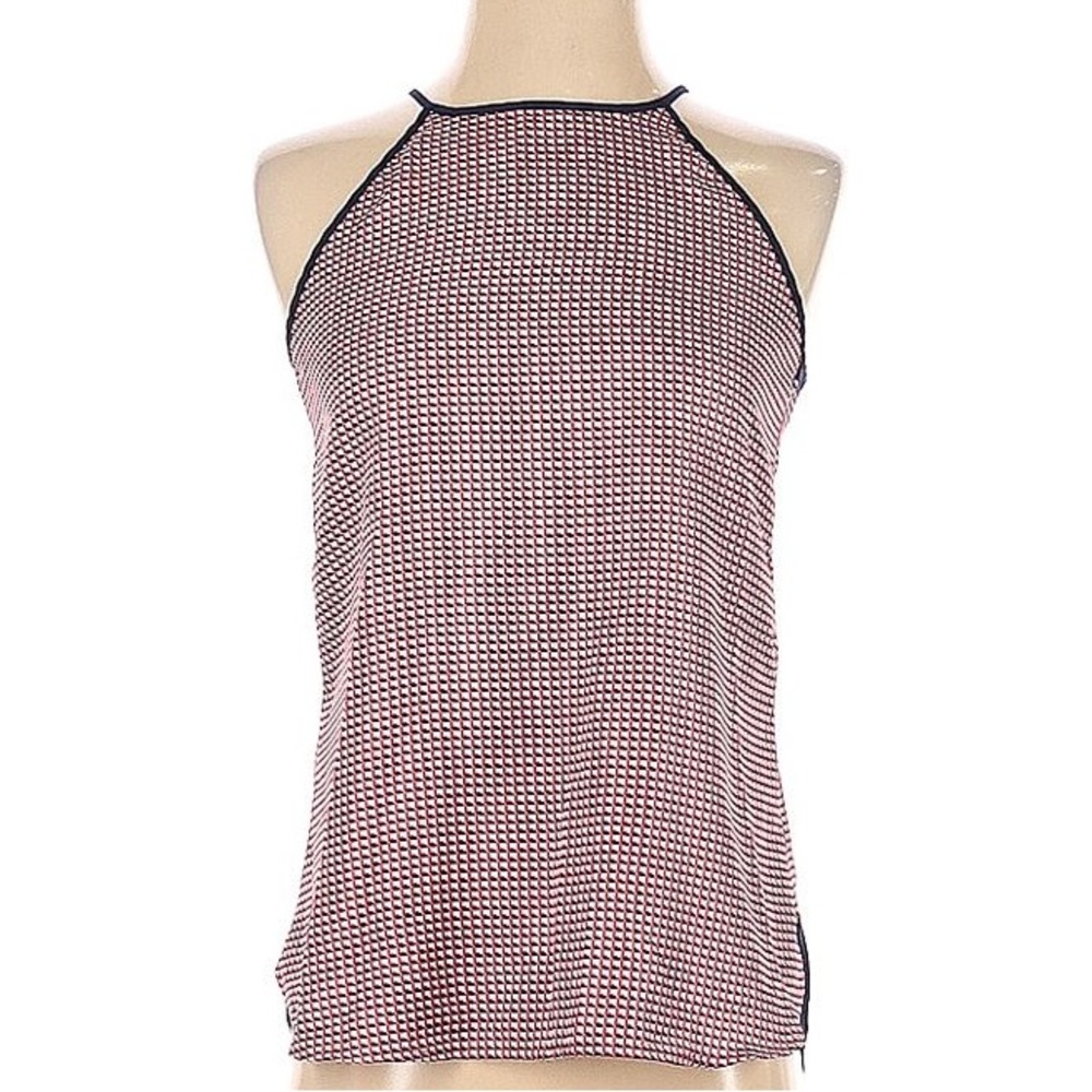 Ann Taylor | Red Gingham Halter Top
